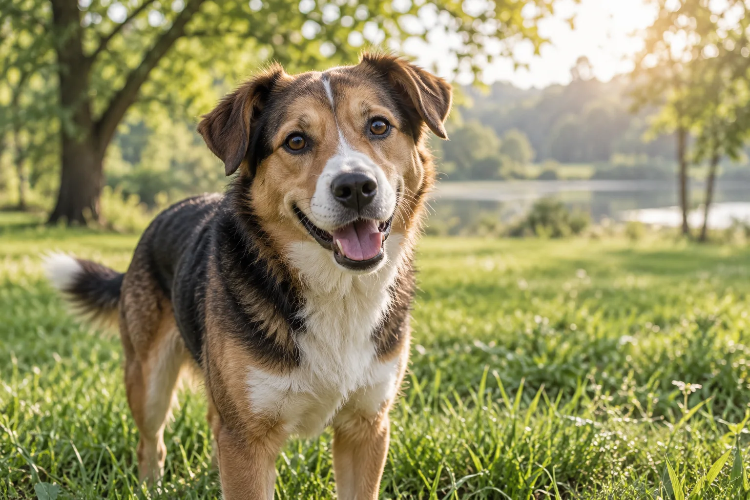 Symbolbild: Hund im Grünen